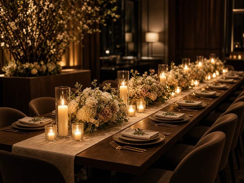 Table dresse pour un evenement FoodSomeDish
